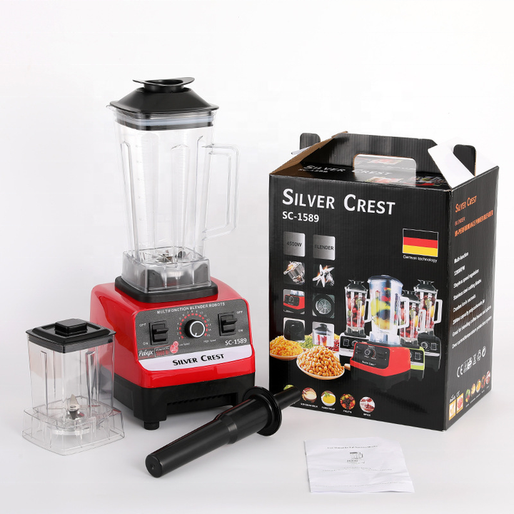 🥤 Blender Professionnel Silver Crest 4500W – 2 en 1